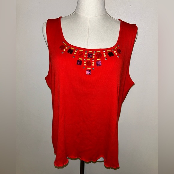 ❤️Ruby Rd Embellished Top❤️ - Picture 3 of 8